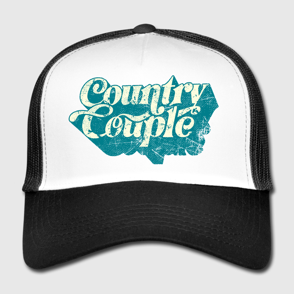 Country Couple Trucker Cap